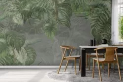 Carta da Parati foglie tropicali-0124