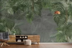 Carta da Parati Foglie Natura Tropicale