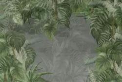 Carta da Parati Flora e Fauna Design e Stili Foglie Natura Tropicale