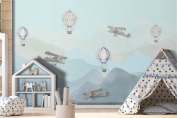 Children's room wallpaper-0125