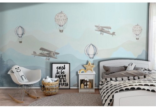 Children's room wallpaper-0125 2