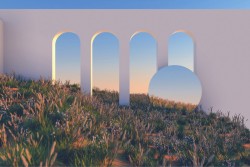 Carta da Parati Design e Stili Superfici e Texture 3D Moderna