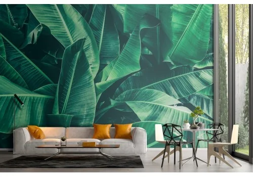 Tropical leaves green nature wallpaper 2