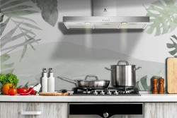 Carta da Parati foglie tropicali-0135