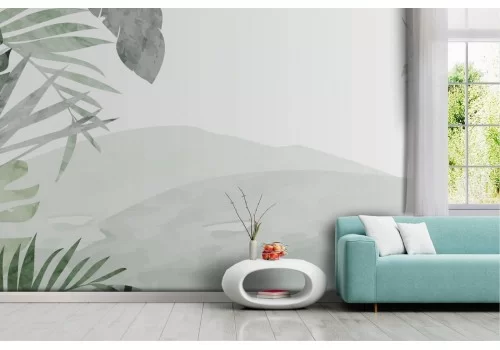 Carta da Parati Foglie Tropicale Natura