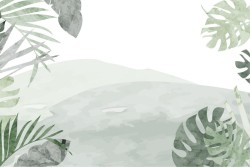 Carta da Parati Design e Stili Flora e Fauna Foglie Tropicale Natura