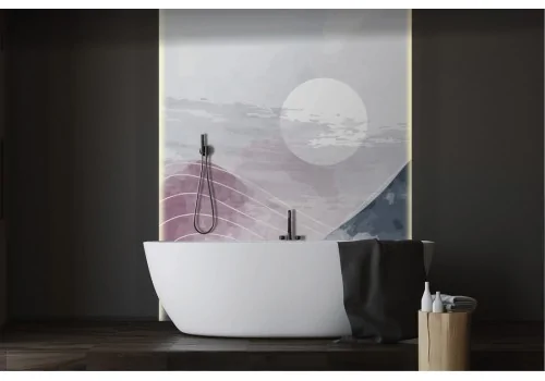 Carta da Parati Astratta Moderna Montagna Natura 2