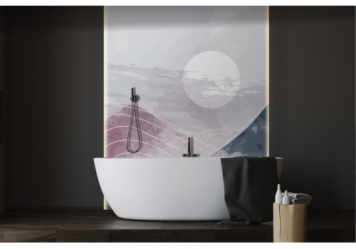 Modern Abstract Mountain Nature Wallpaper 2