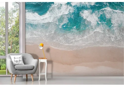 Carta da Parati paesaggio spiaggia con mare 2