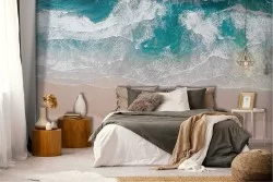 Tropical Beach and Sea Wallpaper