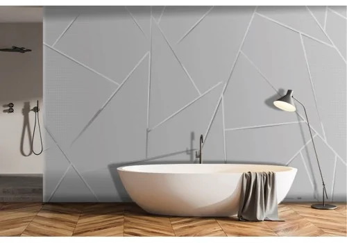 Modern Geometric Wallpaper Stripes and Waves 2