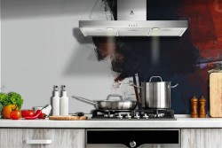 Modern wallpaper decoration in blue and red color-0161