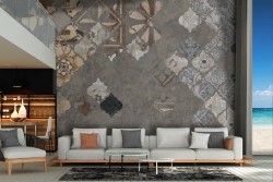 Cement Tile Wallpaper