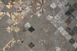 Carta da Parati Cemento Mattonelle