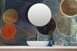 Vintage Abstract Geometric Wallpaper