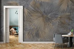 Carta da Parati foglie tropicali-0175