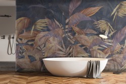 Carta da Parati foglie vintage-0176