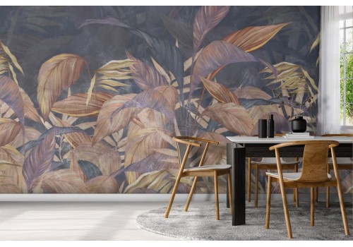 Vintage Leaves Wallpaper-0176 2