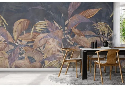 Vintage Leaves Wallpaper-0176 2