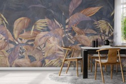 Vintage Leaves Wallpaper-0176