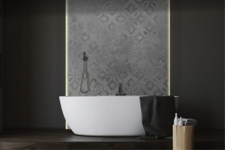 Vintage Geometry Grey Wallpaper-0178
