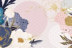 Carta da Parati Design e Stili Flora e Fauna Fiori Natura