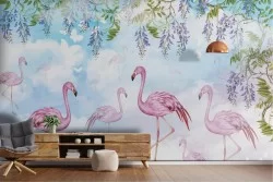 Wallpaper Animals Vintage Flowers Nature