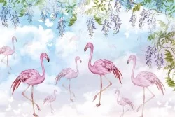 Wallpaper Design and Styles Flora and Fauna Animals Vintage Flowers Nature