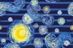 Carta da Parati Design e Stili Paesaggi e Natura Cielo Dipinti e Acquerelli Natura