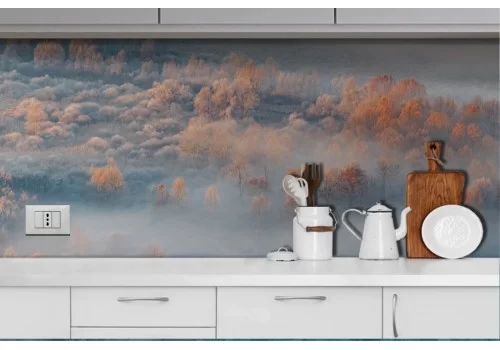 Carta da Parati foresta alberi paesaggio-0192 2