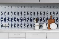 Carta da Parati decorazione moderna a pois-0193