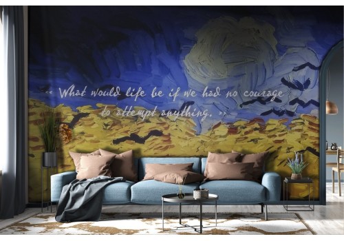 Artistic nature painted phrase wallpaper-0197