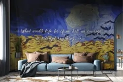 Artistic nature painted phrase wallpaper-0197