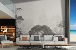 Carta da Parati Alberi Foreste e Alberi