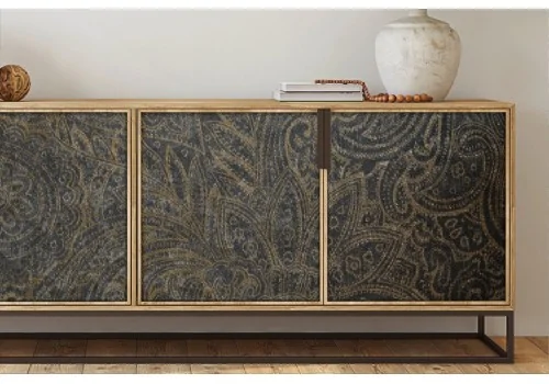 Vintage Flowers Wallpaper Leaves 2