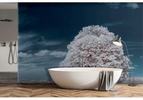 Pink tree wallpaper nature landscape-0204