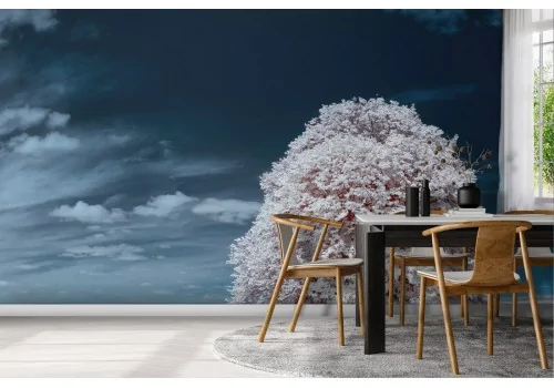 Pink tree wallpaper nature landscape-0204 2