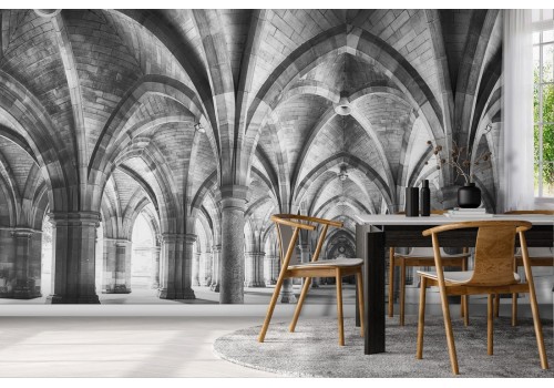 Wallpaper arches living room landscape 3D-0207 2