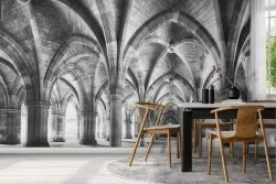 Wallpaper arches living room landscape 3D-0207