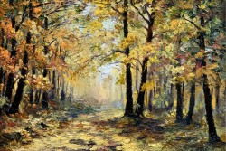 Carta da Parati Design e Stili Flora e Fauna Alberi Dipinti e Acquerelli Natura