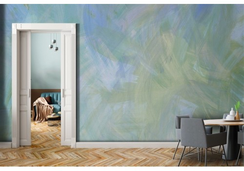 Turquoise cement surface wallpaper-0218