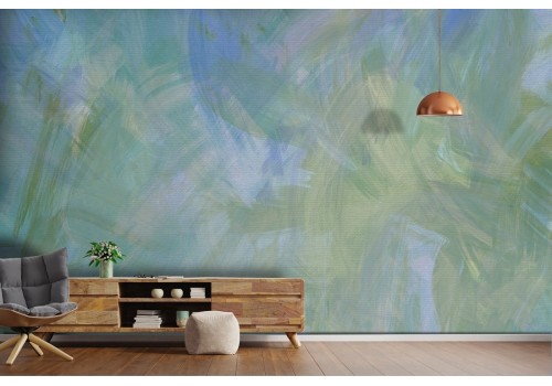 Turquoise cement surface wallpaper-0218 2