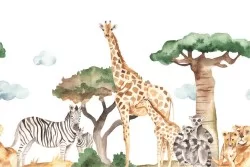 Carta da Parati Bambini Animali uccelli Paesaggi