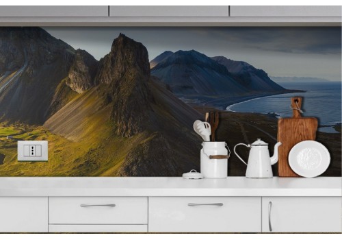 Mountain Wallpaper with sea landscape nature-0222