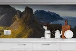 Mountain Wallpaper with sea landscape nature-0222