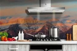 Wallpaper mountains with snow nature landscape-0232