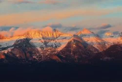 Carta da Parati Paesaggi e Natura Montagna Neve