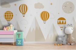 Wallpaper Airplanes Rockets Hot Air Balloons Landscapes