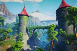 Children's Fantasy Landscapes Wallpaper