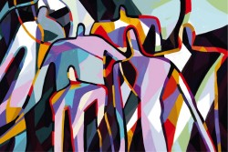 Wallpaper Design and Styles Abstract Paintings and Watercolors Modern